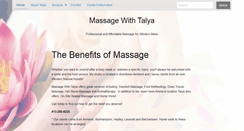 Desktop Screenshot of massagewithtalya.com